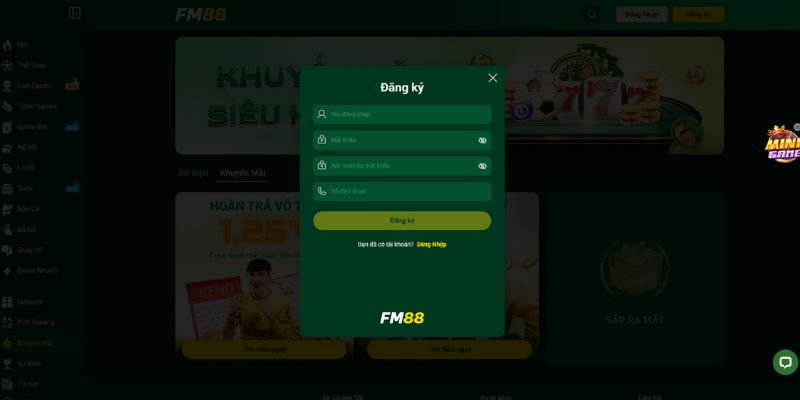 Hướng dẫn đăng ký và sử dụng FM88