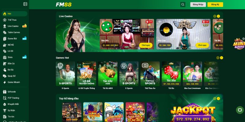 Các trò chơi nổi bật tại FM88